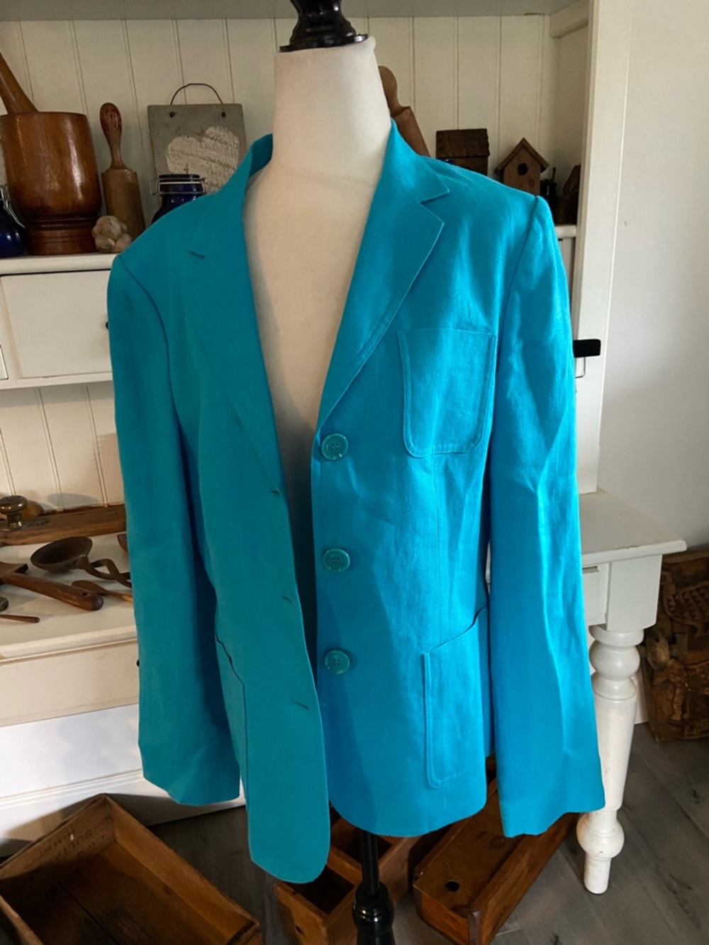 Talbots Bright Turquoise Jacket